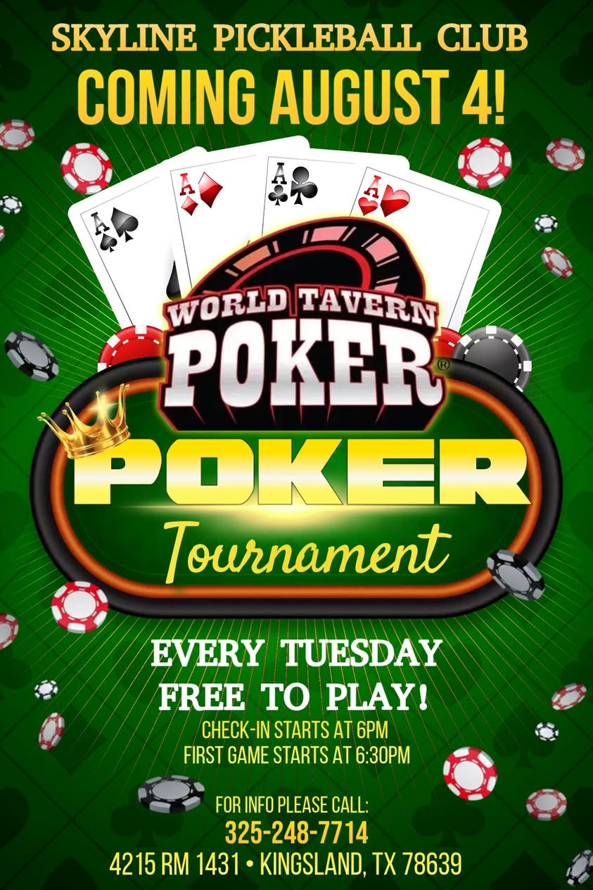 Poker Tournament event poster
